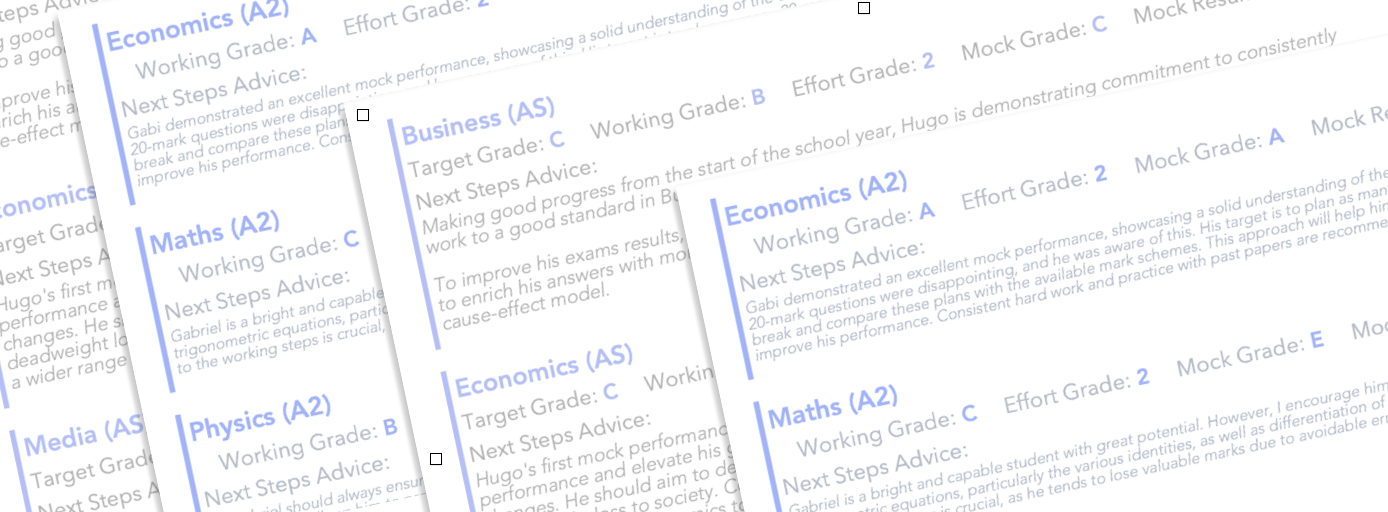 Fast & professional reporting